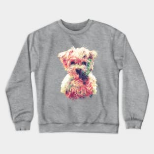 Pop Art Puppy Dog Crewneck Sweatshirt